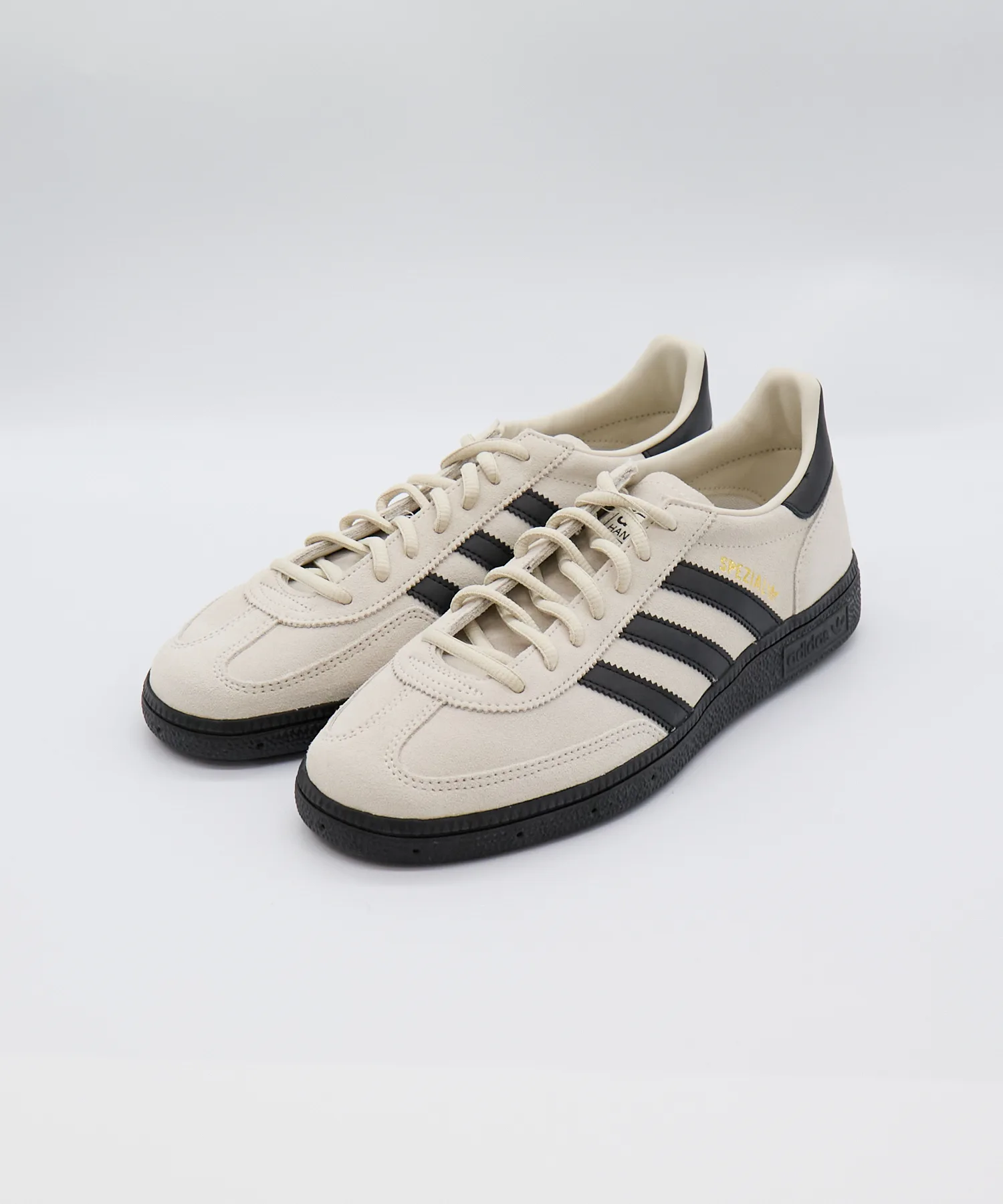 Кроссовки из нубука HANDBALL SPEZIAL adidas Originals белые — фото 3
