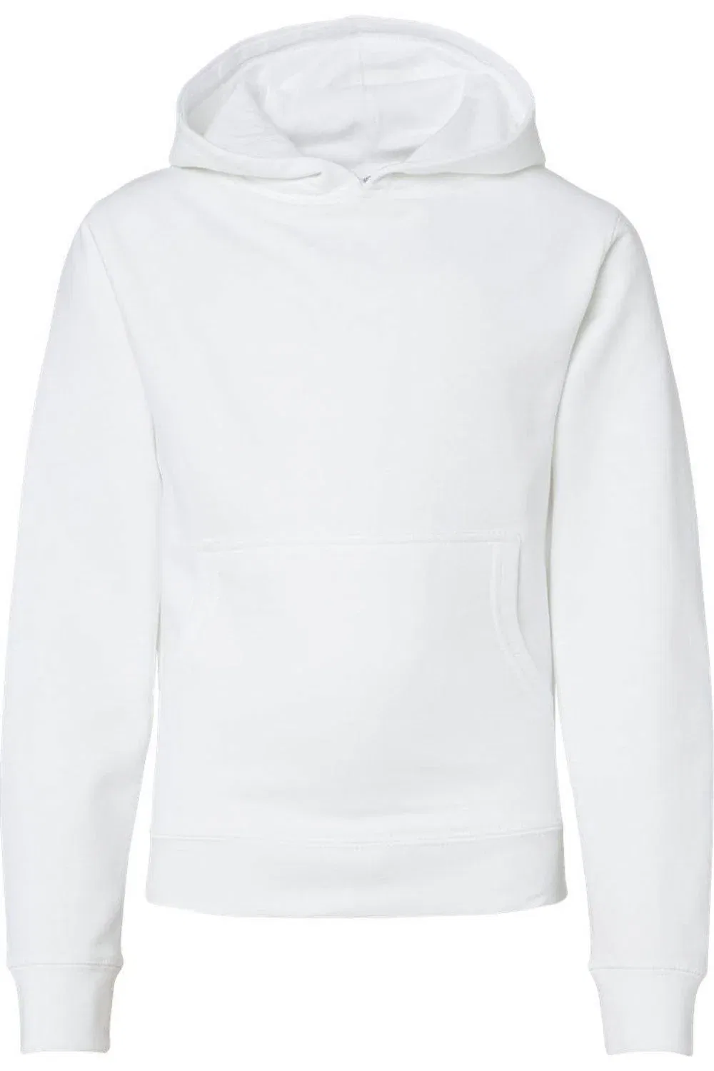 Independent Trading Co Youth Midweight Hooded Sweatshirt, белый