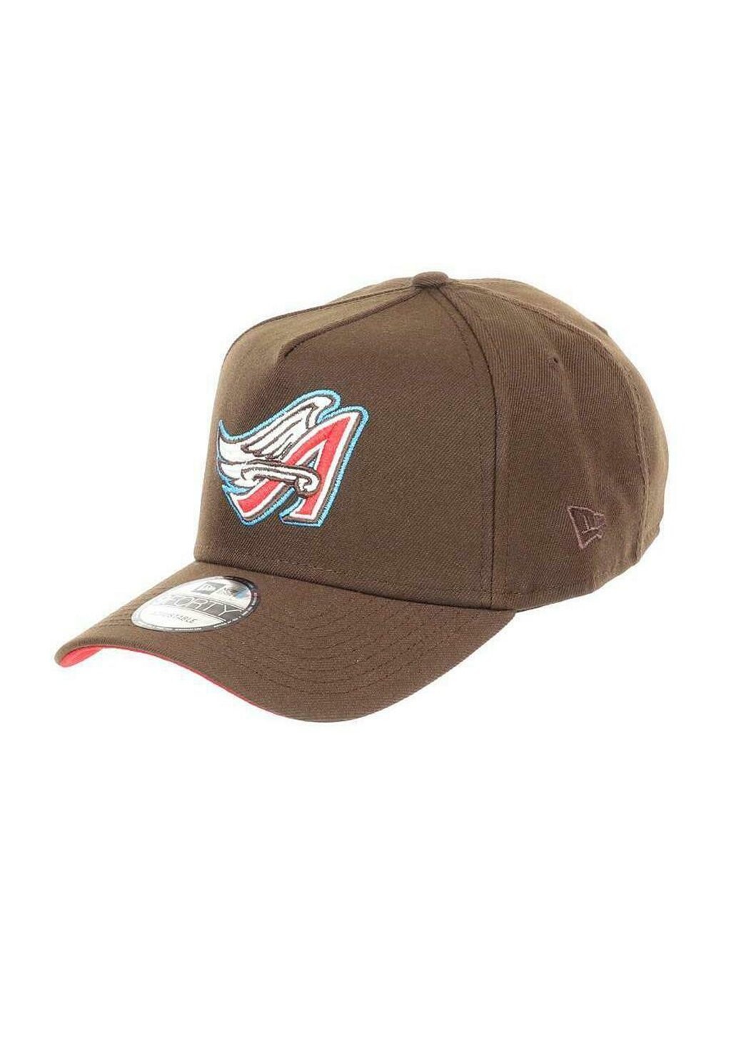

Бейсболка ANAHEIM ANGELS MLB 40TH SEASON SIDEPATCH WALNUT 9FORTY A-FRAME SNAPBACK New Era, цвет braun