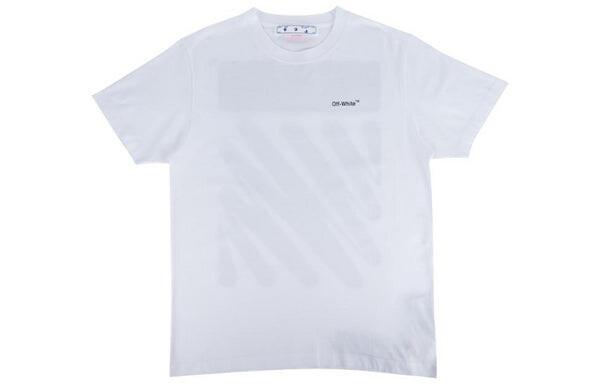 Футболка men's ss22 solid color cotton zebra printing short sleeve white t-shirt Off-White, мультиколор — фото 2