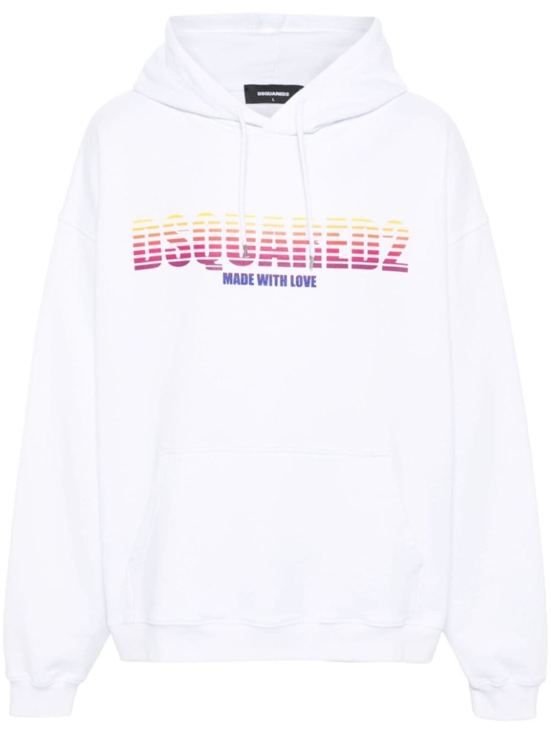 

Dsquared2 худи с логотипом, белый