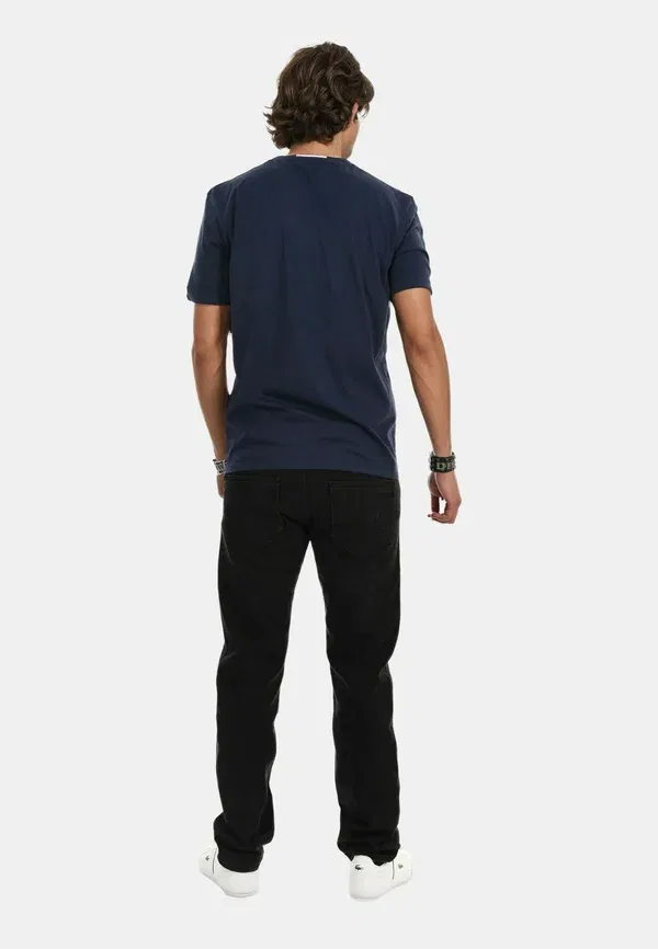 Футболка Usnaash basic t-shirt U.S. Polo Assn., темно-синий с красным — фото 3