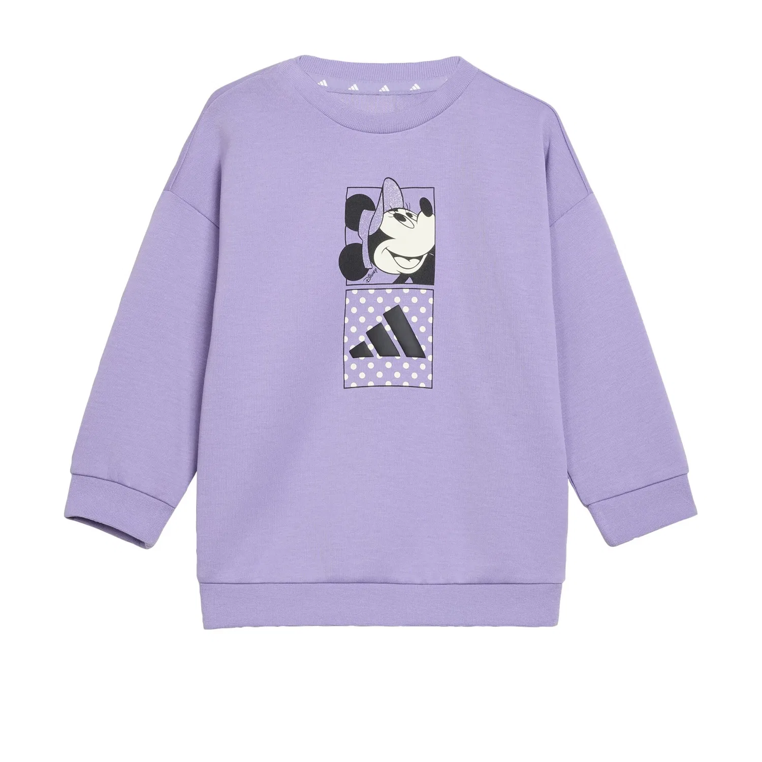 Спортивный костюм Adidas Sportswear Disney Minnie Maus светло-фиолетового цвета — фото 3