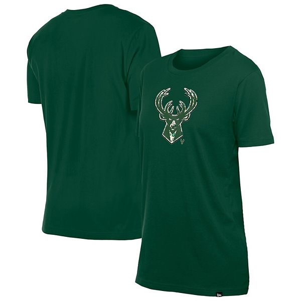 

Женская футболка Milwaukee Bucks в цвете hunter green с цветочным принтом New Era, Зеленый, Женская футболка Milwaukee Bucks в цвете hunter green с цветочным принтом New Era