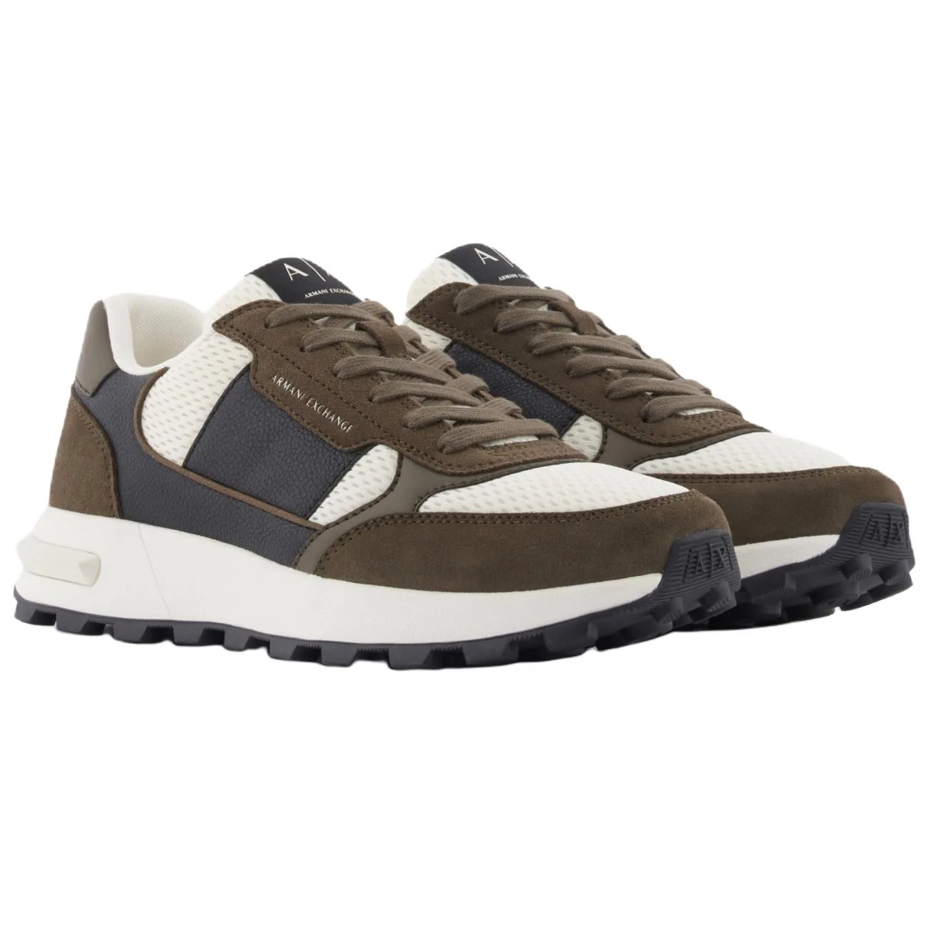 ARMANI EXCHANGE AE Low top Casual Shoes Men's Green — фото 4