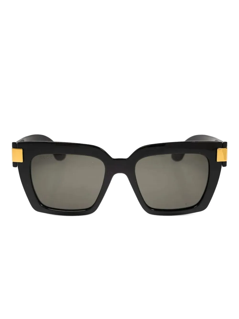 

Квадратные солнцезащитные очки с GG-деталем Gucci Eyewear, черный