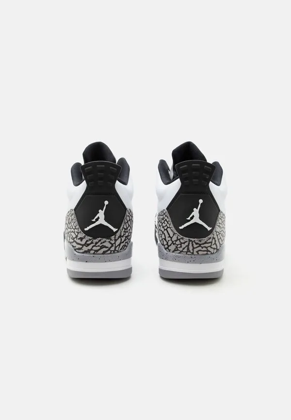 Высокие кроссовки son of mars Jordan, White/Gym Red/Black/Cement Grey — фото 3