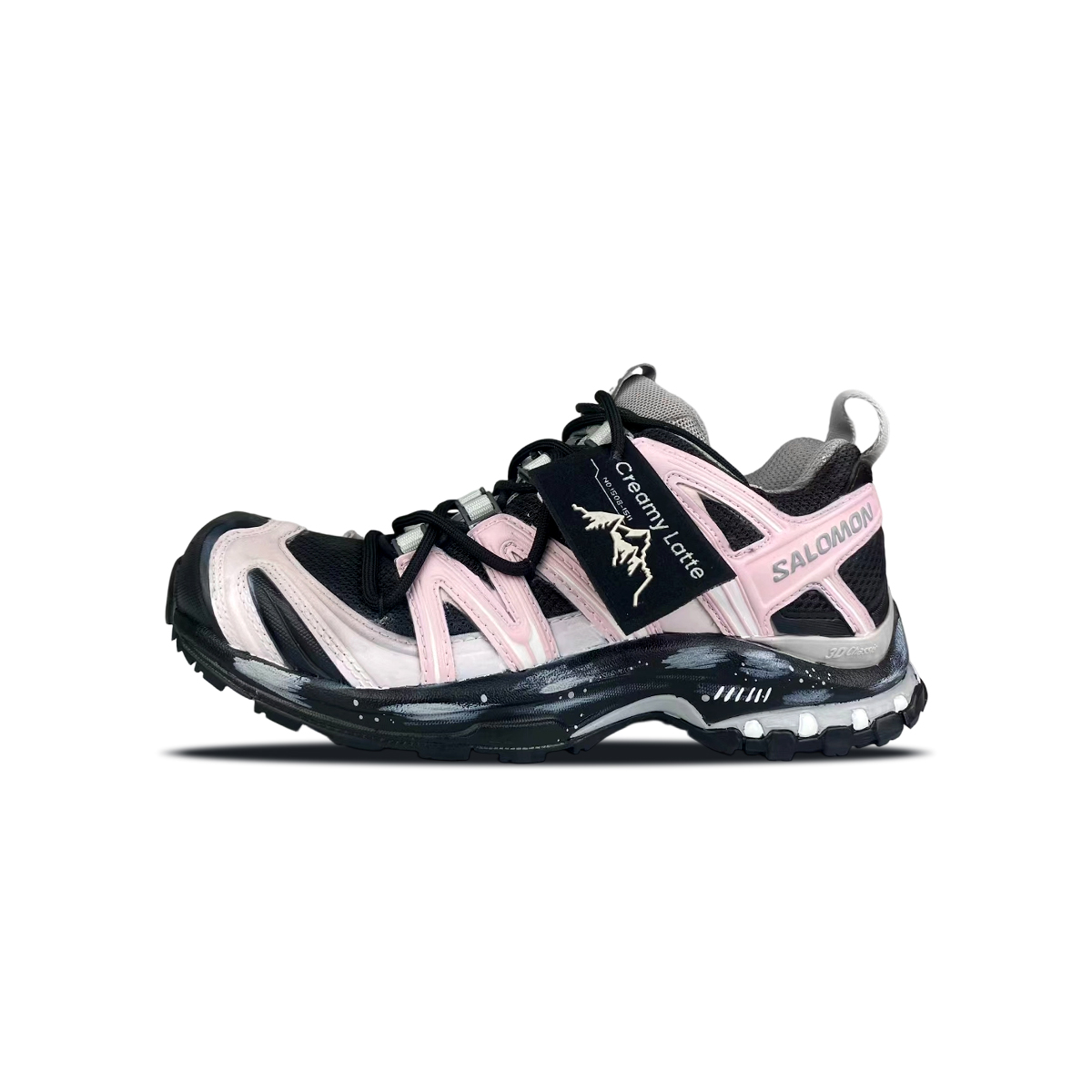 Кроссовки для трейлраннинга и тренировок XA PRO 3D Cushioning Support Low top Unisex Pink SALOMON, черный — фото 3