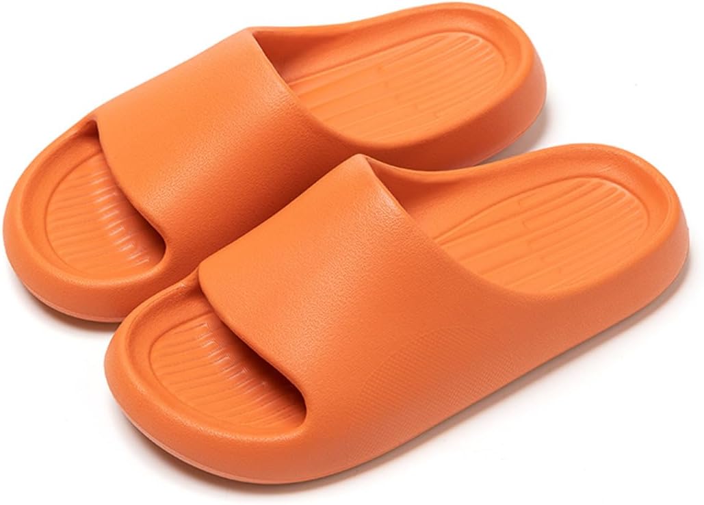 

Унисекс шлепанцы Rojeam с противоскользящей подошвой, быстро сохнущие, для душа, дома, ванной, сада и бассейна, оранжевый