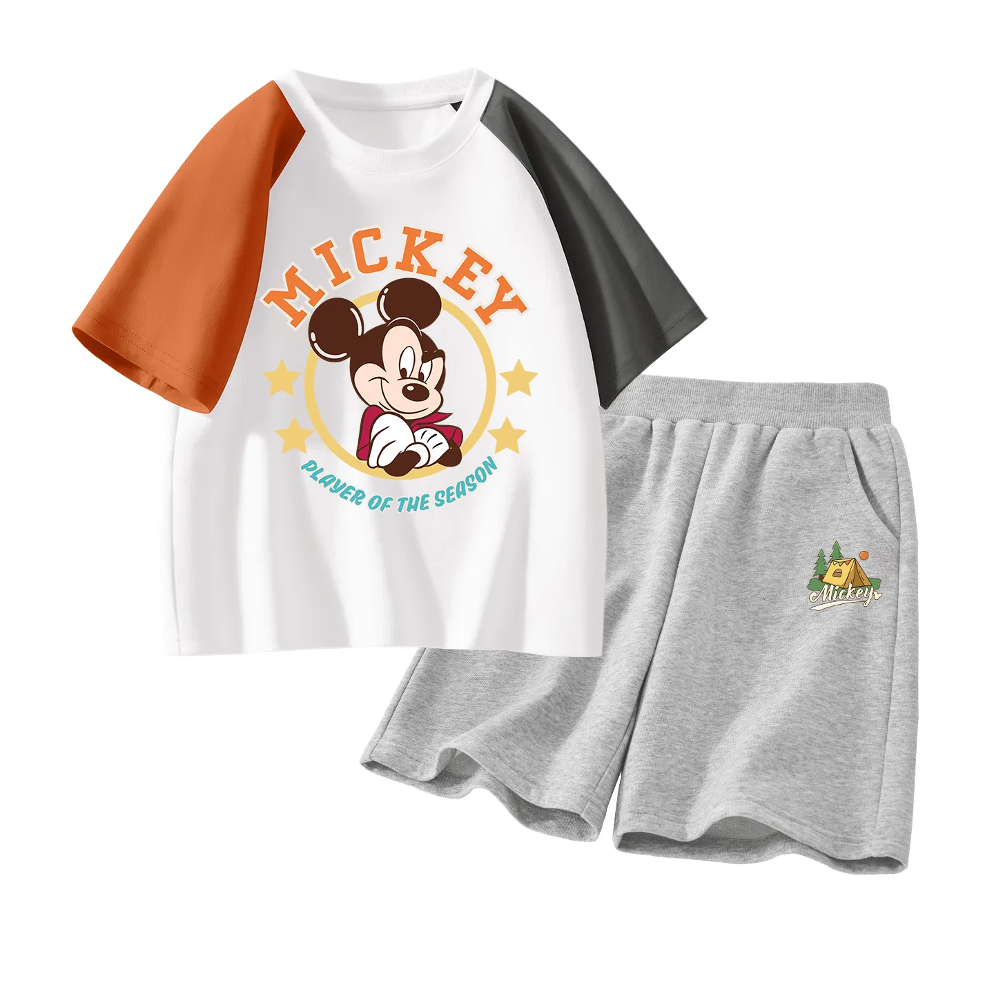 Спортивный костюм для детей Disney серо-оранжевый