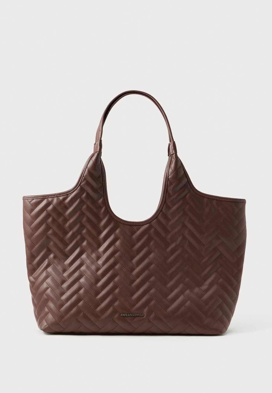 

Сумка-шоппер KARL LAGERFELD BRICK TOTE, Dark Friar Brown/Dark Brown