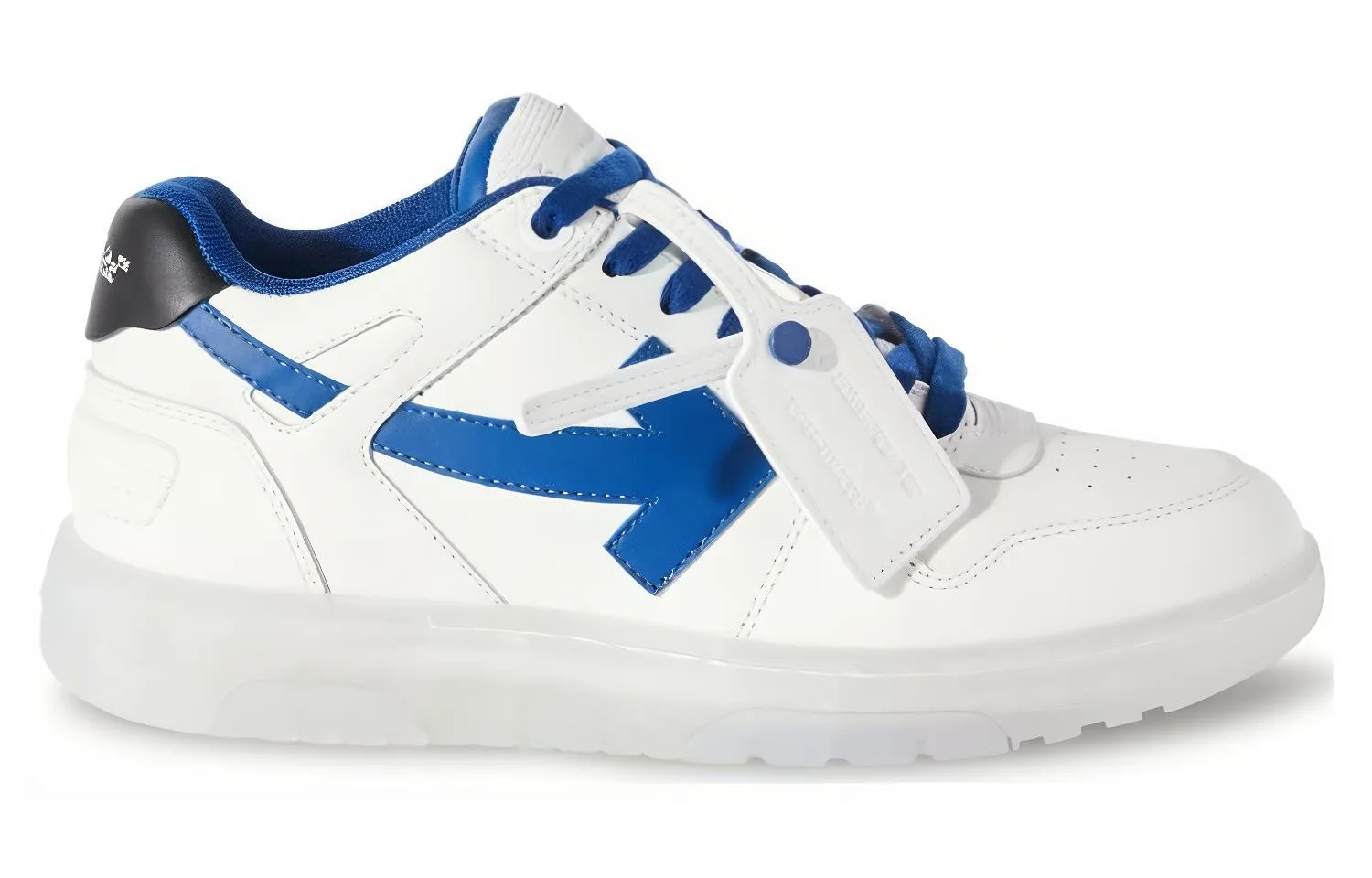 OFF-WHITE Кроссовки OFF WHITE Out Of Office Ooo Low бело-синие — фото 3