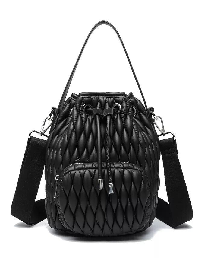 

Сумка-ведро Ripple Plush Crossbody LIKE DREAMS, черный