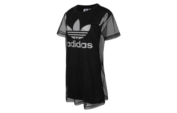 

Adidas Originals Женские шорты-платье с рукавами, цвет Black