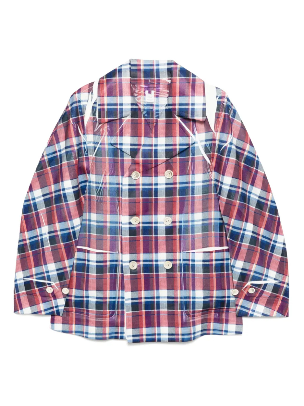 

Comme Des Garçons Shirt пиджак в клетку, синий