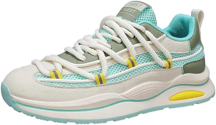 

Мужские модные кроссовки Hhhchpm, низкие с шнуровкой, дышащая сетка, для прогулок и путешествий, синий