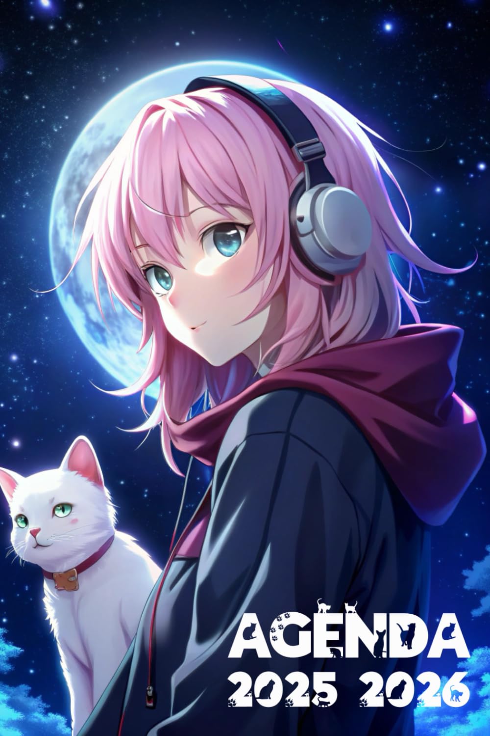 

Agenda 2025 2026: Fille Anime Manga Chaton Kawaii | 1 JOUR PAR PAGE | En Français De Septembre à Juillet | Écolières, Collégiennes et Lycéennes (French Edition) (Independently published)