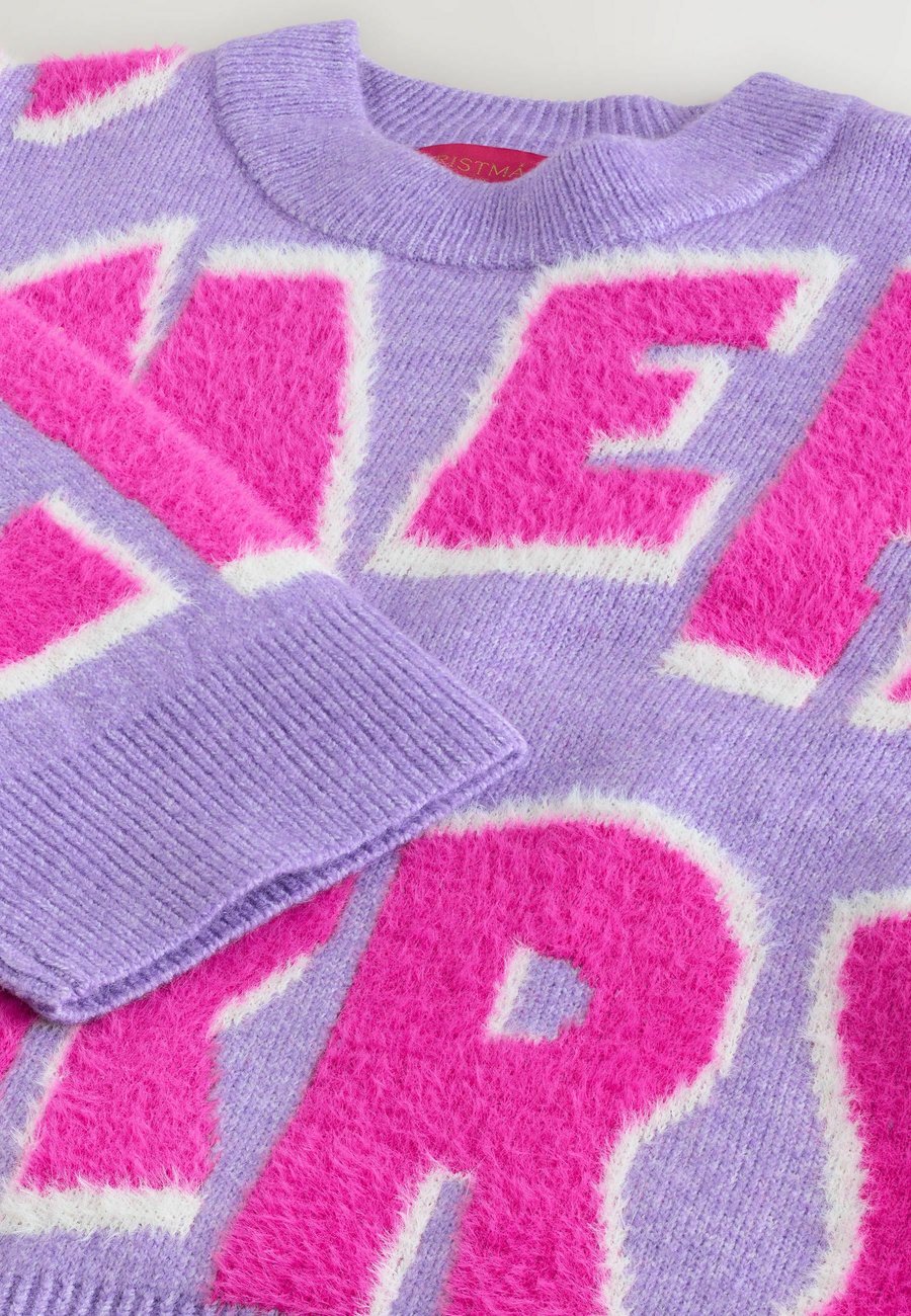 Джемпер Next Jumper, Lilac Purple Pink Merry Graphic/Purple — фото 3