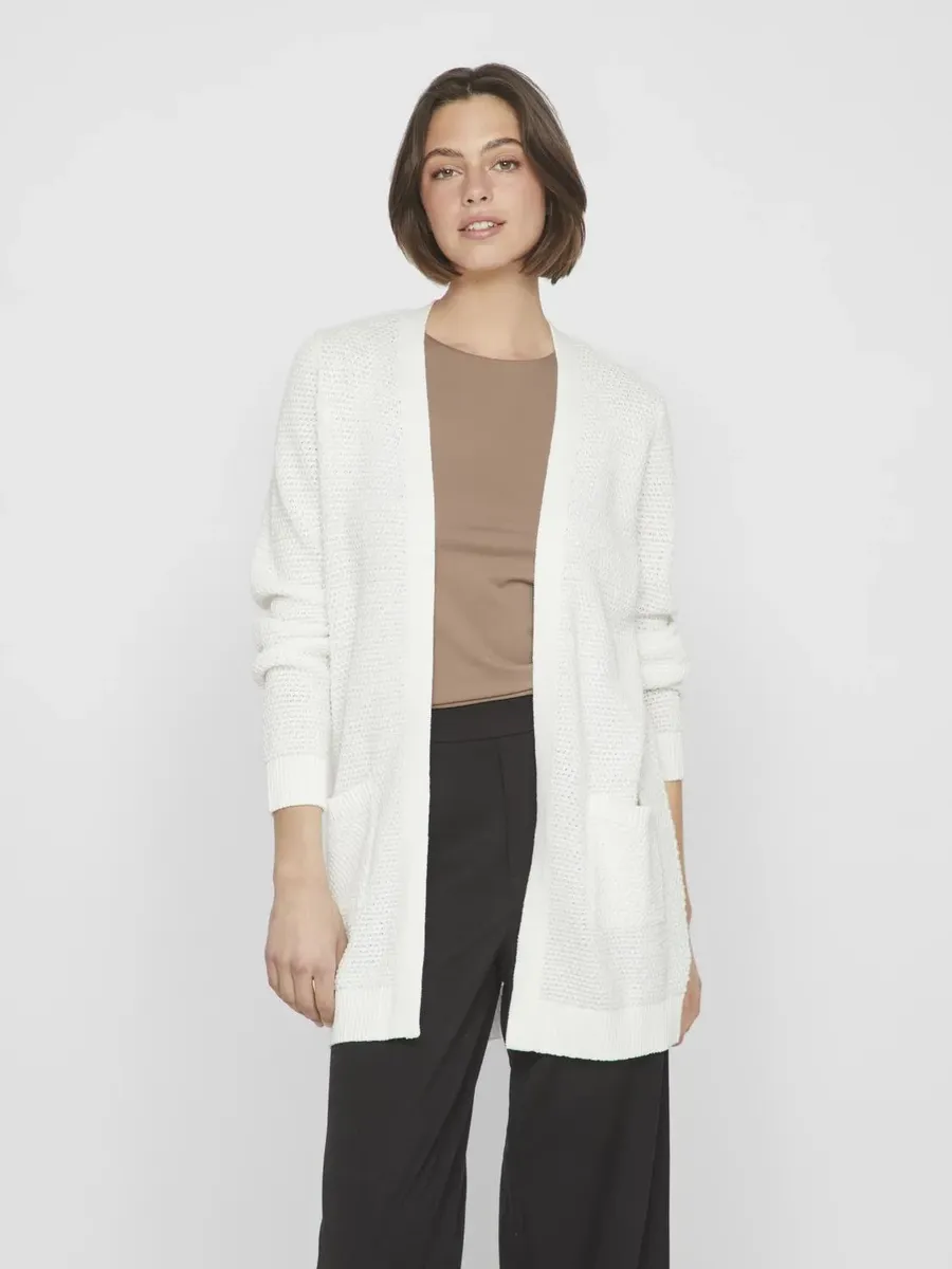 

Кардиган Vila "VIDALO L/S KNIT CARDIGAN-NOOS", белый