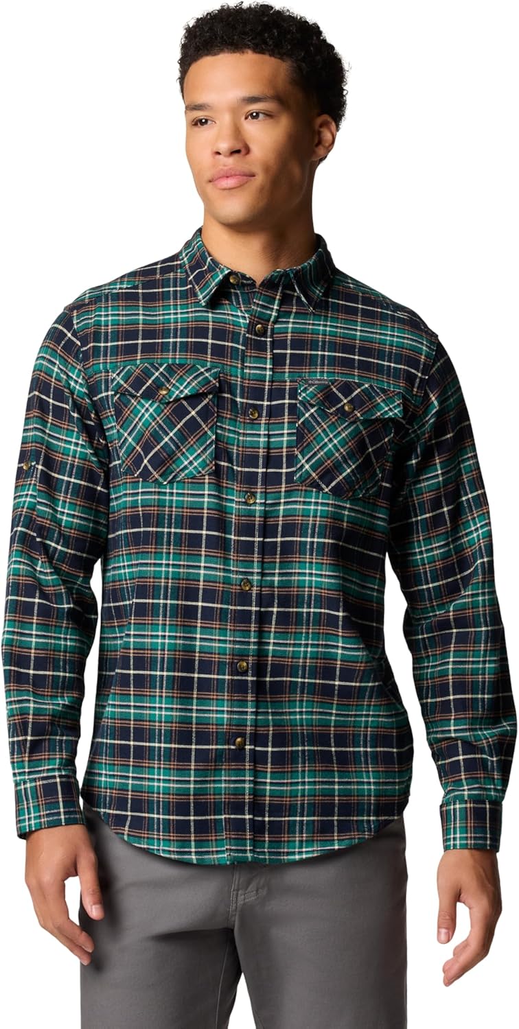

Columbia мужская рубашка Bearmouth Springs с длинным рукавом, Dark Nocturnal Multi Tartan