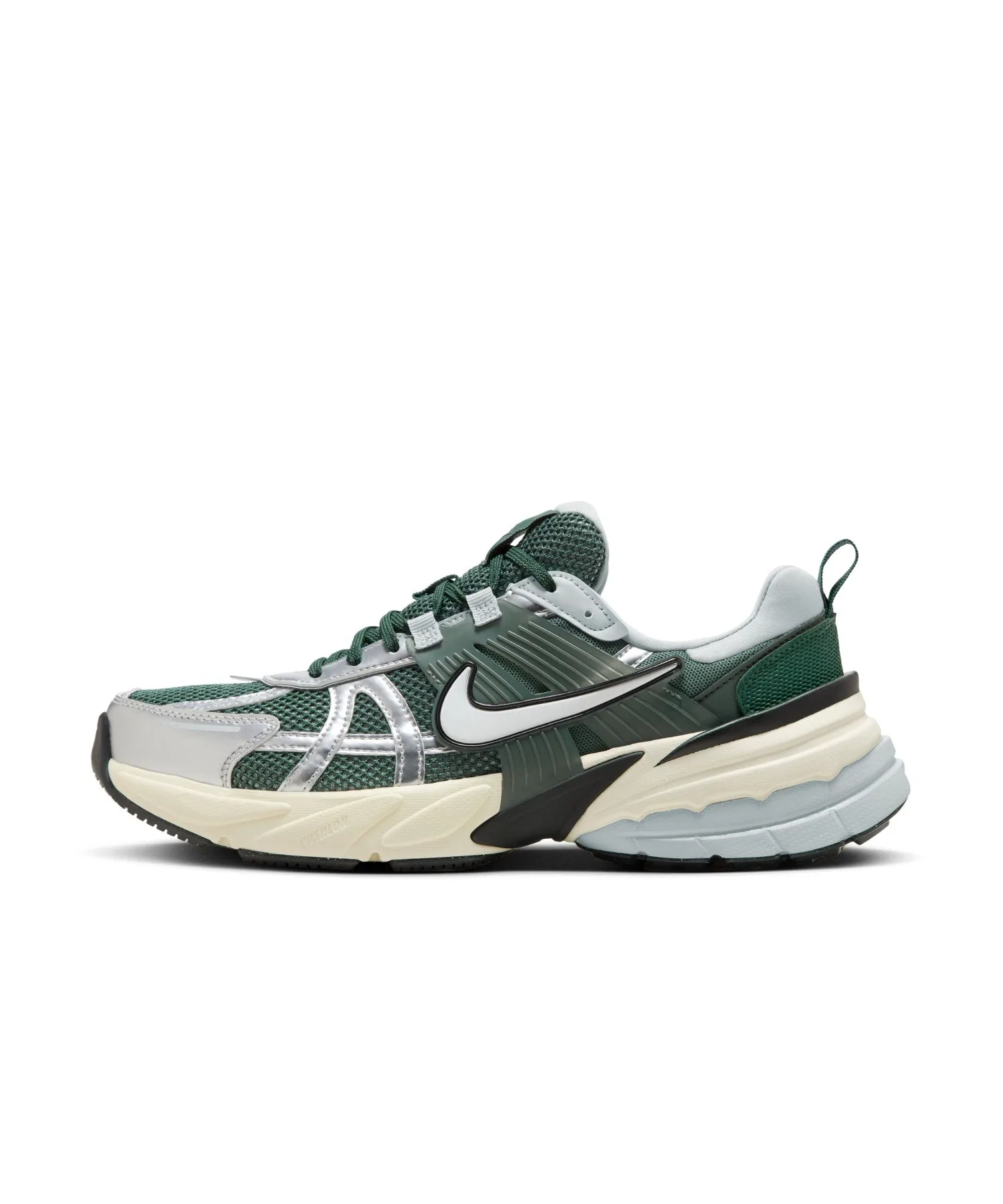 Мужские кроссовки NIKE V2K RUN зелёные — фото 2
