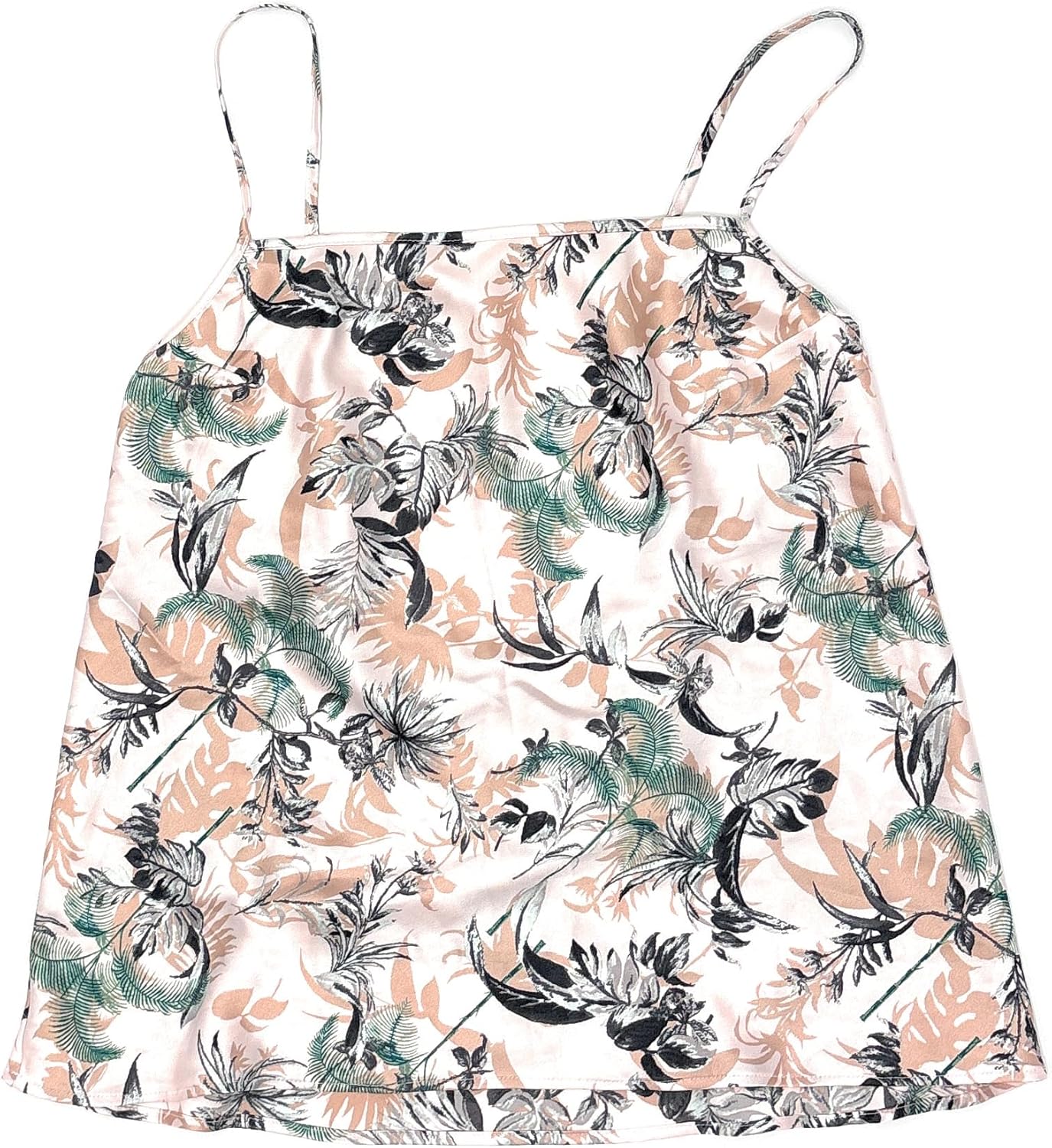 

Атласный топ-майка для сна Victoria's Secret, Lt.Pink/Floral
