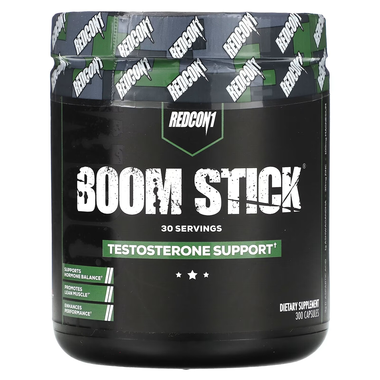 

Добавка Redcon1 Boom Stick Testosterone Support, 300 капсул