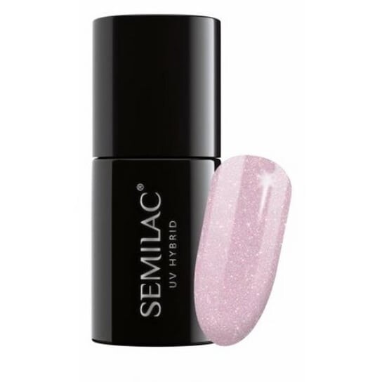 

Гибридный лак для ногтей, 805 Glitter Dirty Nude Rose, 7 мл Semilac, Extend 5In1