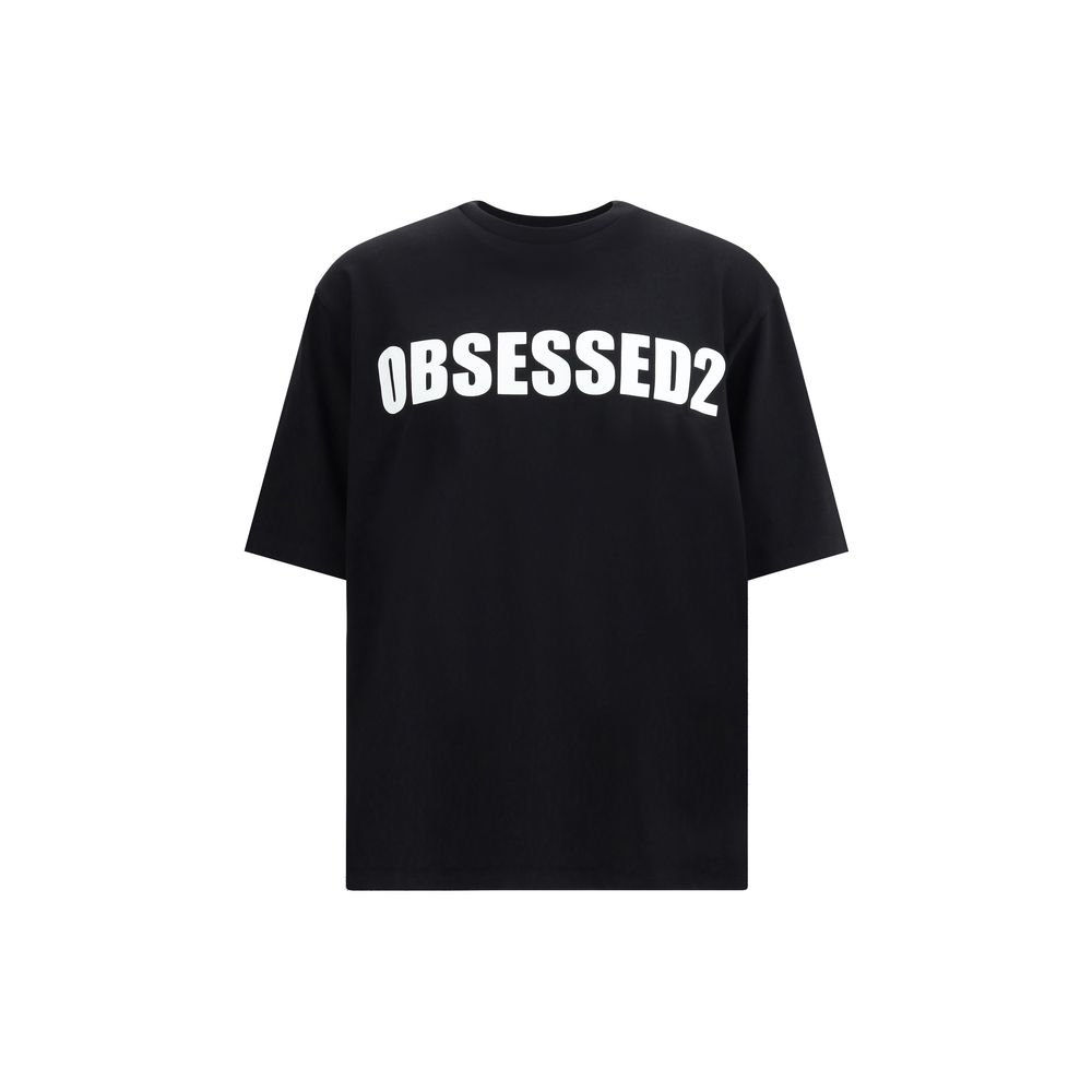 

Футболка с логотипом Dsquared2, черный