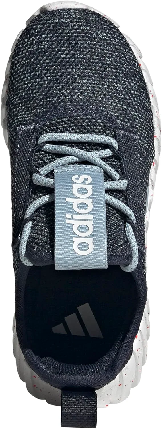 Кроссовки Adidas Kids Boys Kaptir 3.0 на шнуровке для мальчиков, повседневные - черные, синий/красный — фото 3
