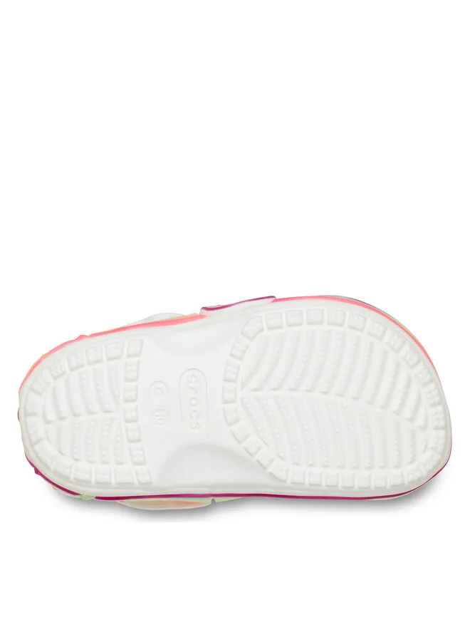 Детские сабо Crocs Iam Unicorn Lights Classic Clog 212508 белого цвета — фото 4