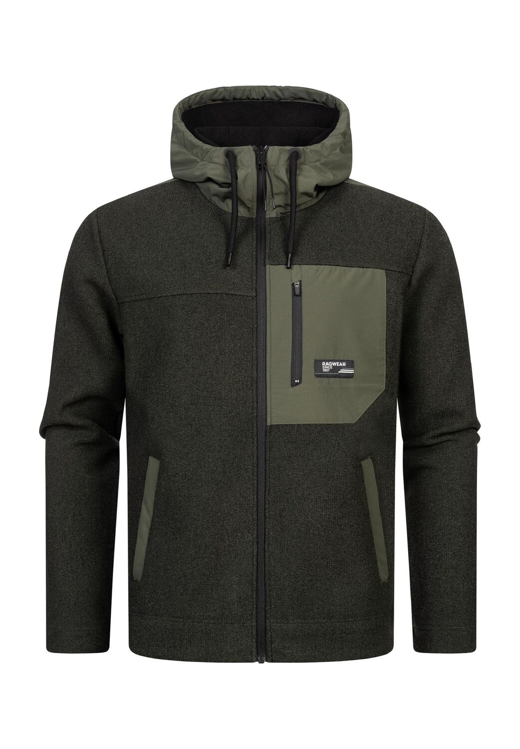 

Флисовая куртка Brodney Ragwear, темно-оливковый
