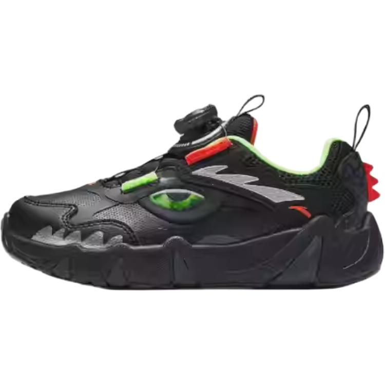Непромокаемые детские кроссовки Low top с противоскользящей и износостойкой подошвой для детей от 3 до 7 лет Antakids, черный/оранжевый/красный — фото 3