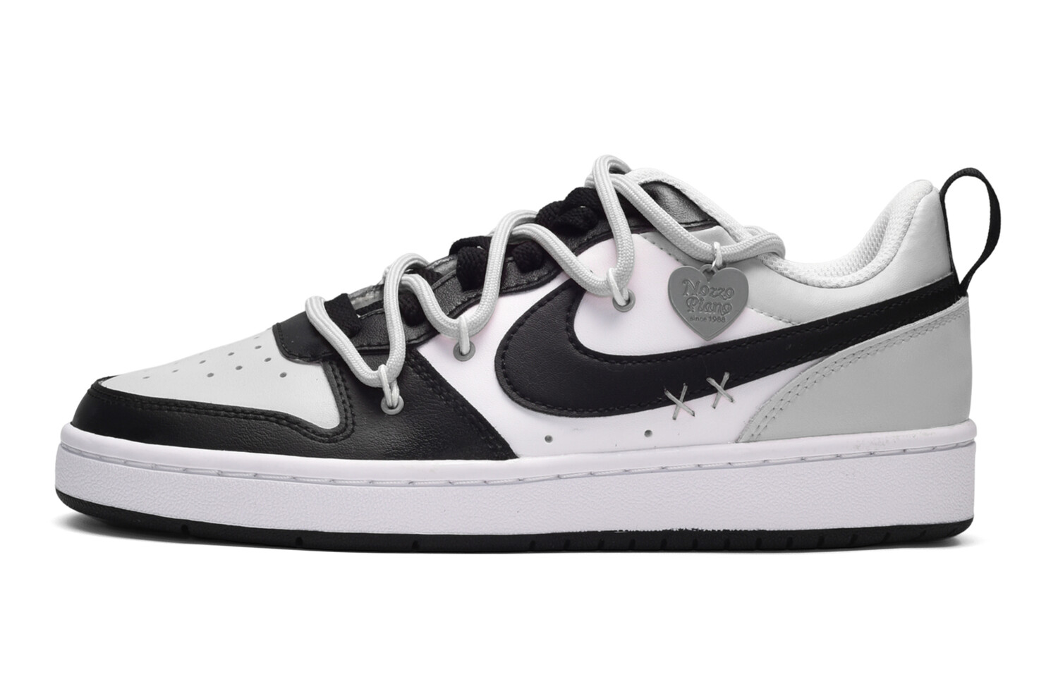 

Кроссовки Nike Skateboard Shoes Women's Low-Top Black White Gray