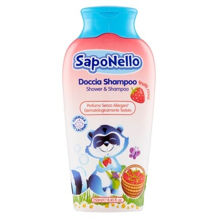 

Paglieri Kids Гель для душа и шампунь с красными фруктами, 250 мл, Saponello