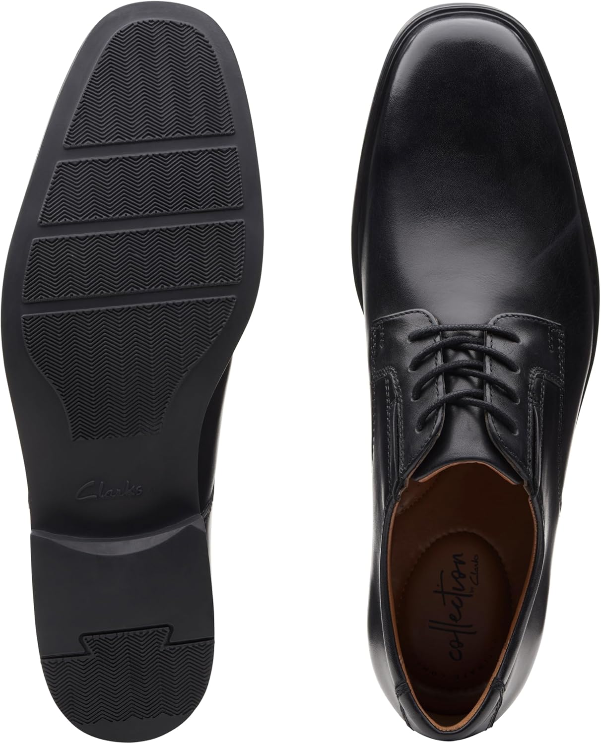 Мужские дерби-оксфорды Clarks, черный/черный — фото 4