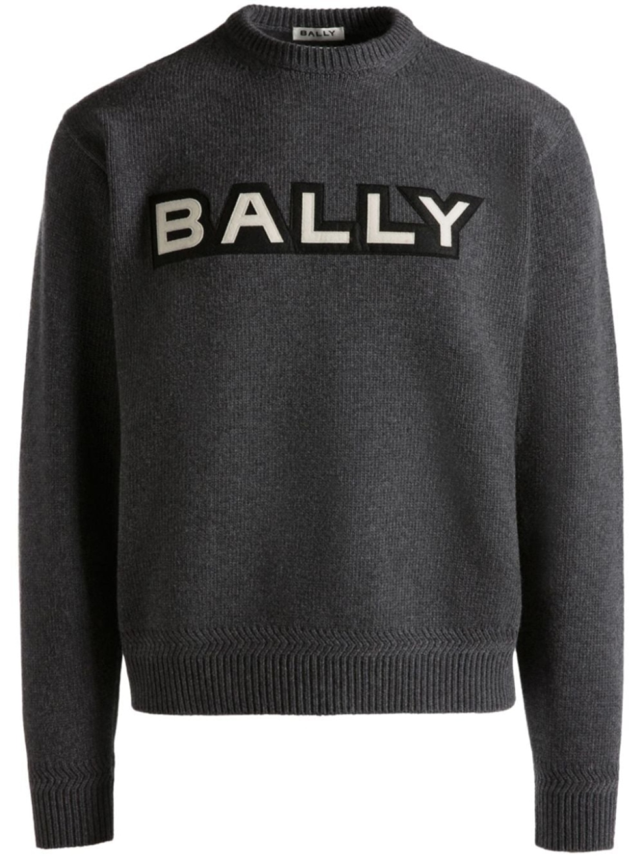 

Bally джемпер с логотипом, серый