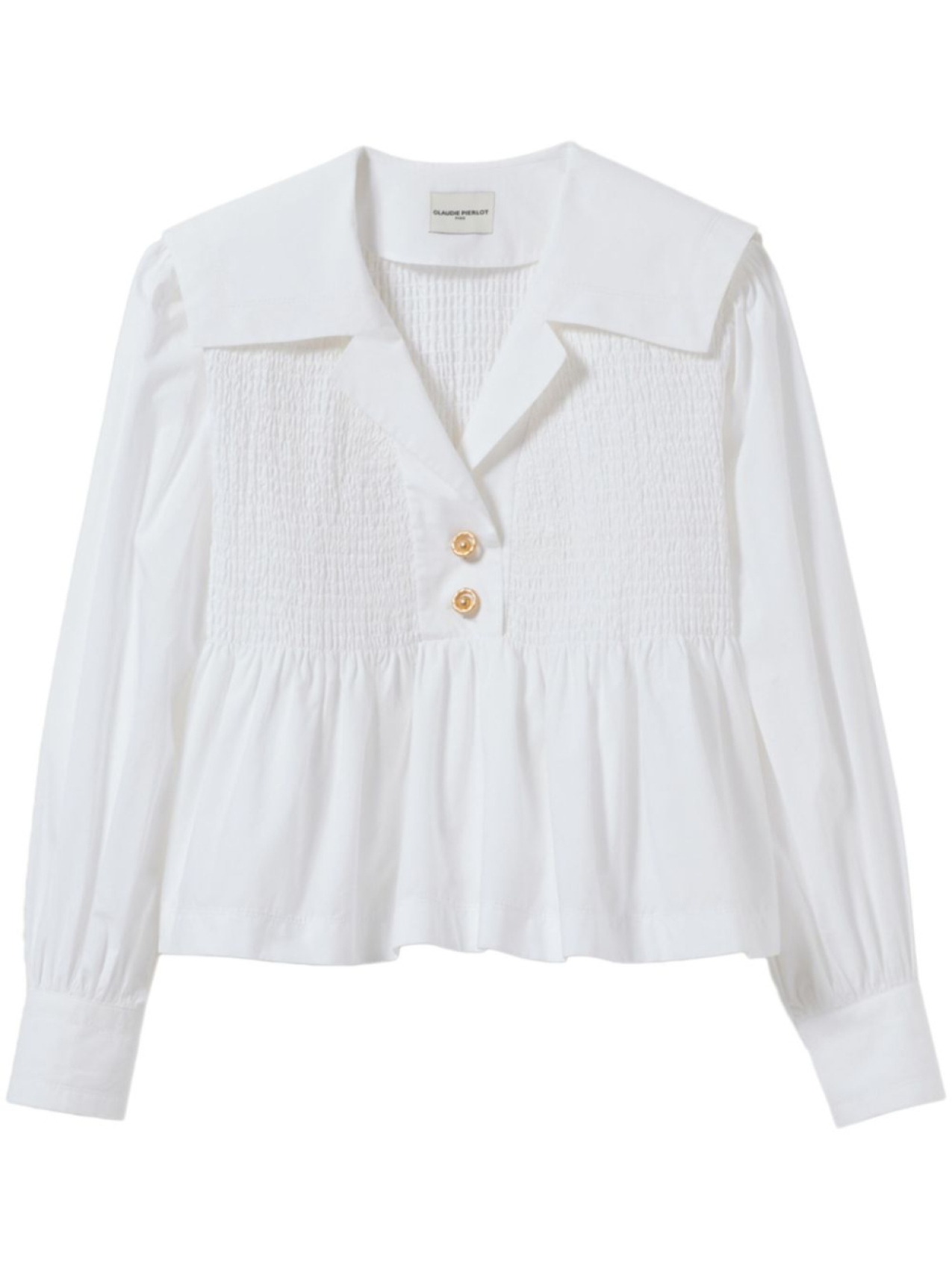 

Блузка с баской Claudie Pierlot, белый