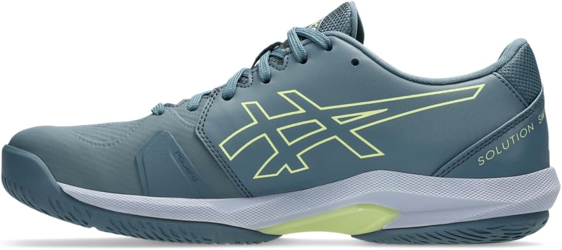 Мужские теннисные кроссовки Asics Gel-Game 9, голубой/фисташковый — фото 4