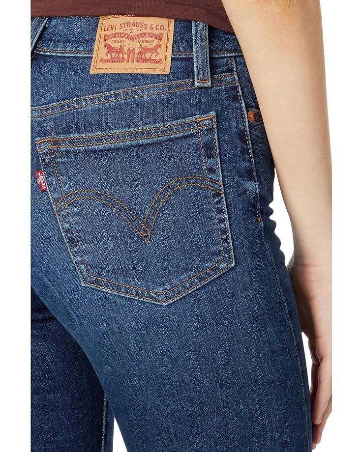 Джинсы Levi's Womens Premium Wedgie Straight, цвет Indigo Here We Go — фото 3