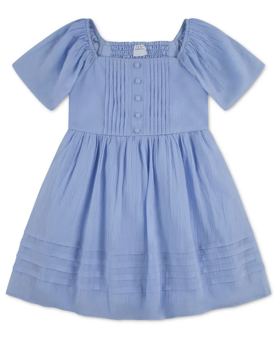 Мини-платье для девочек с квадратным вырезом и складками Abercrombie kids, Windsurfer