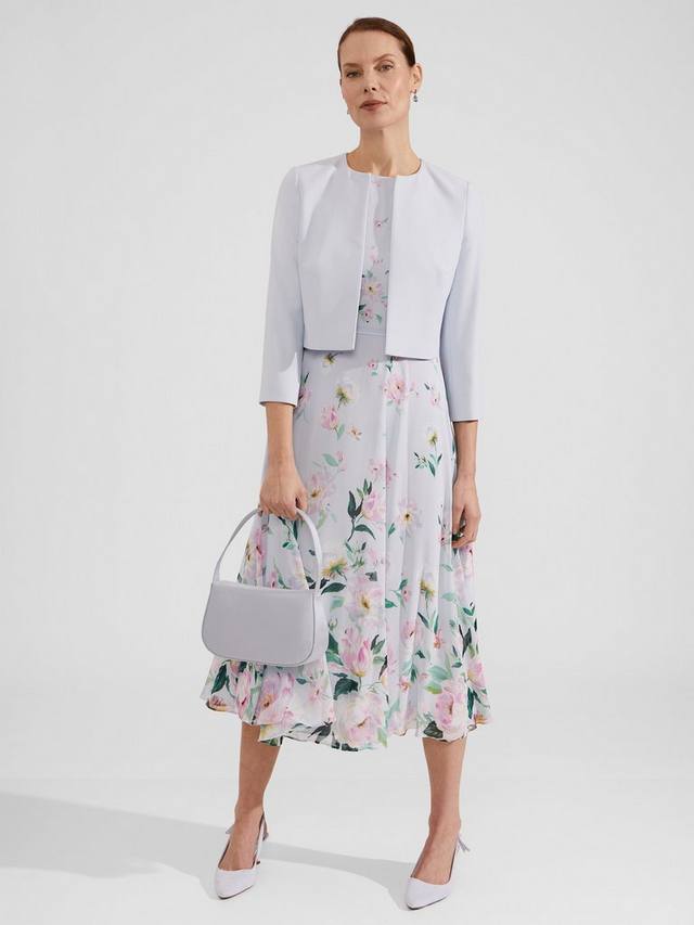 

Укороченный прямой жакет Elize Hobbs, Pale Blue