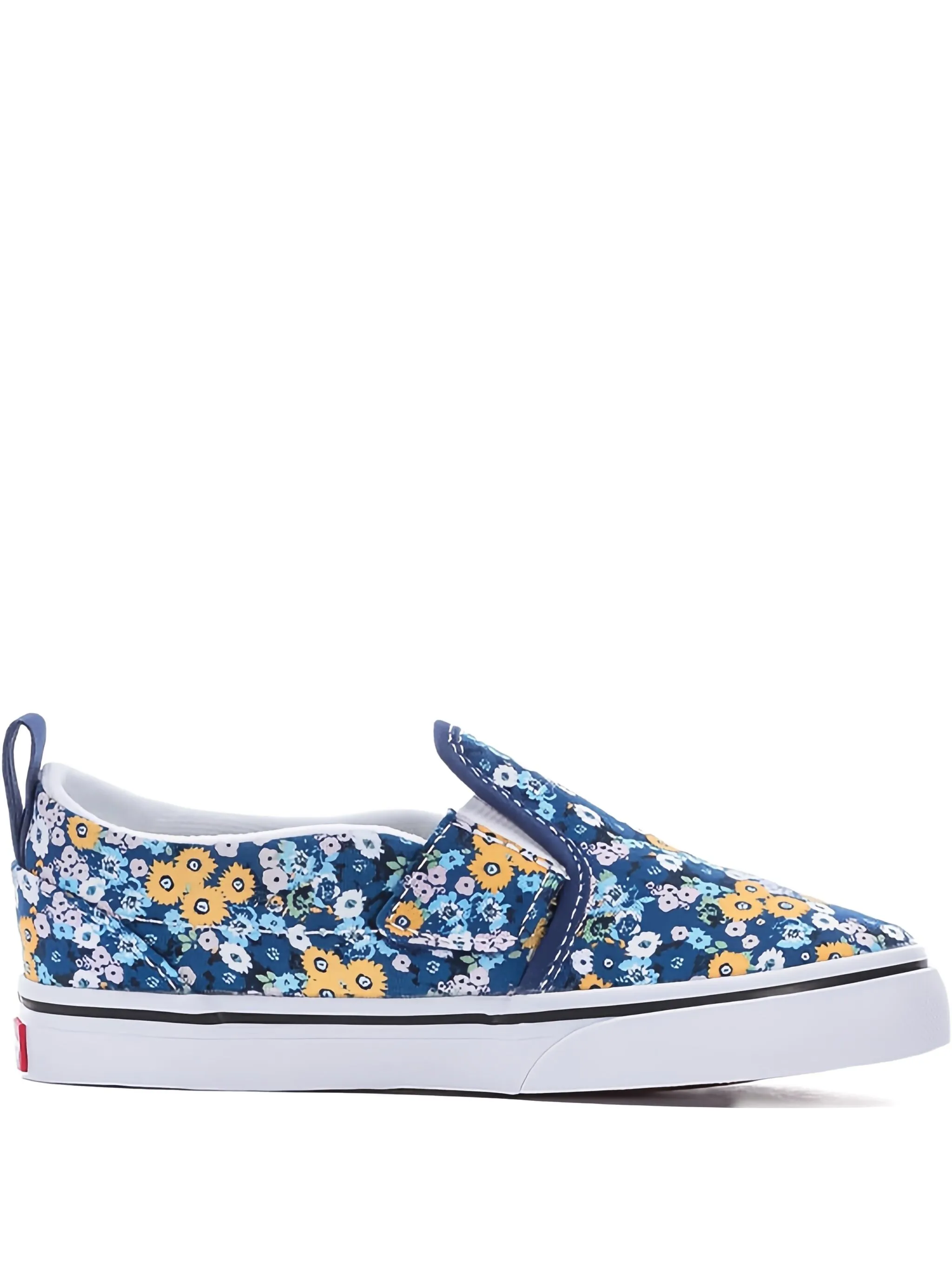 

Слипоны с цветочным принтом Vans, синий