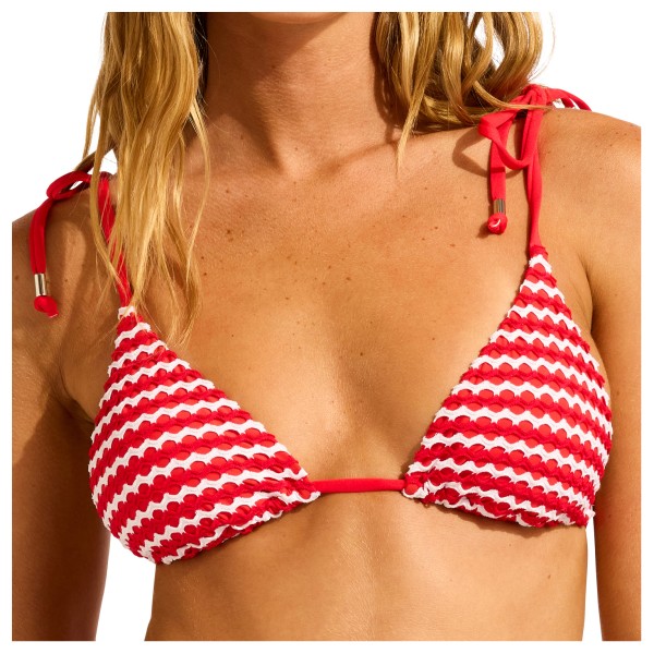 

Женский сетчатый трикотажный верх бикини Seafolly, мультиколор