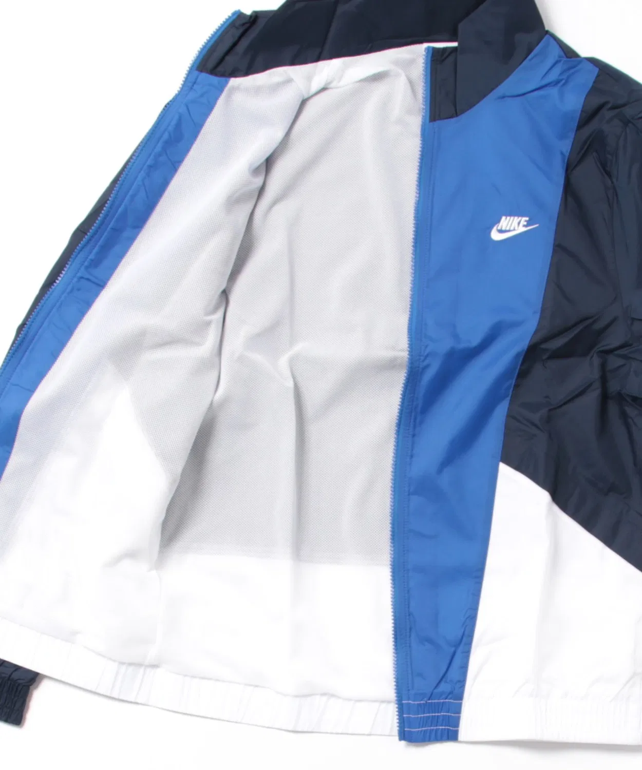 Костюм спортивный Nike Club Woven из нейлона, чёрно-серый — фото 4