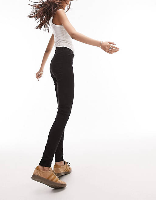 

Черные джинсы Topshop Jamie