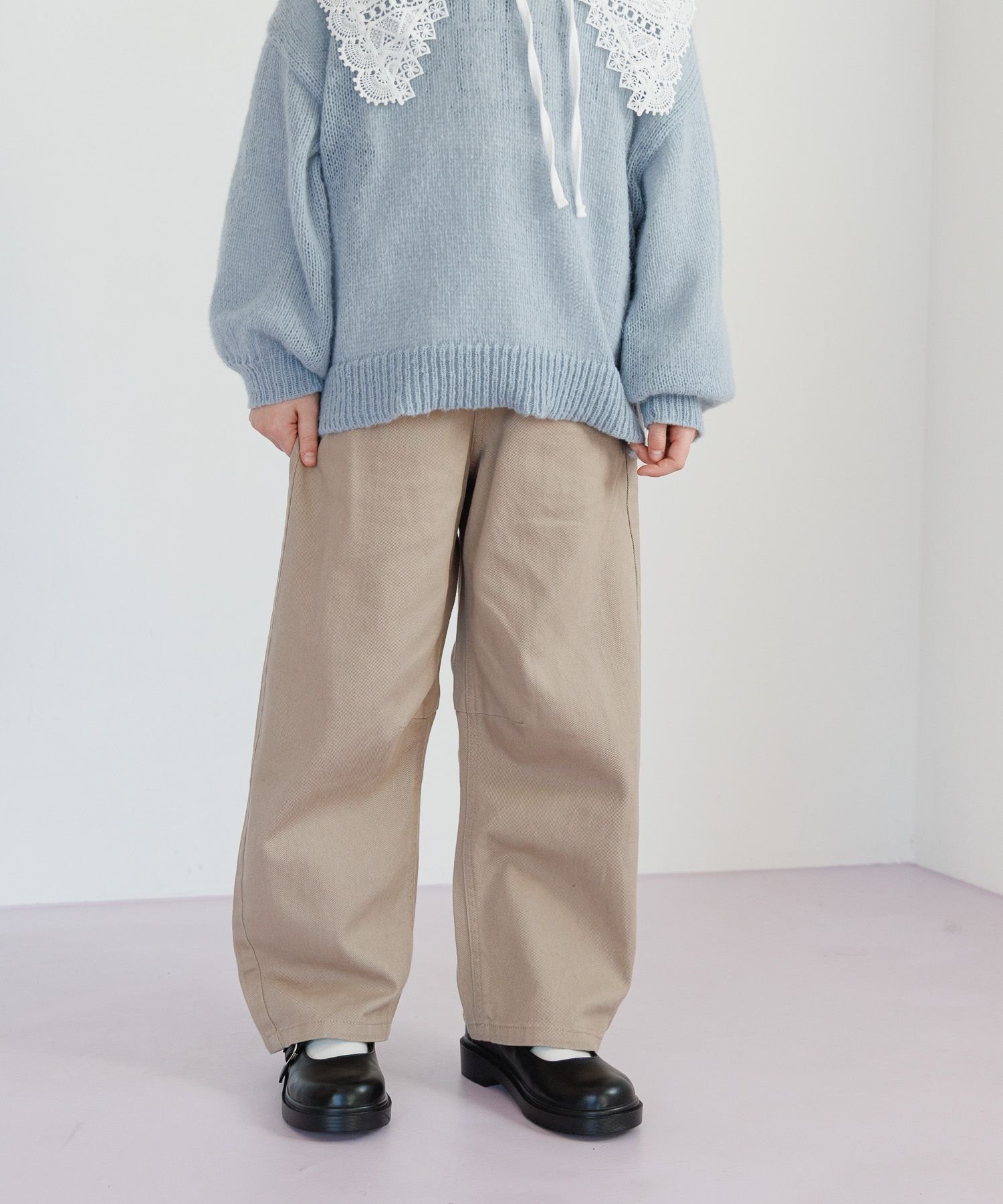Брюки Barrel Easy Pants/Детские/629875 GLOBAL WORK, Twill Beige 52