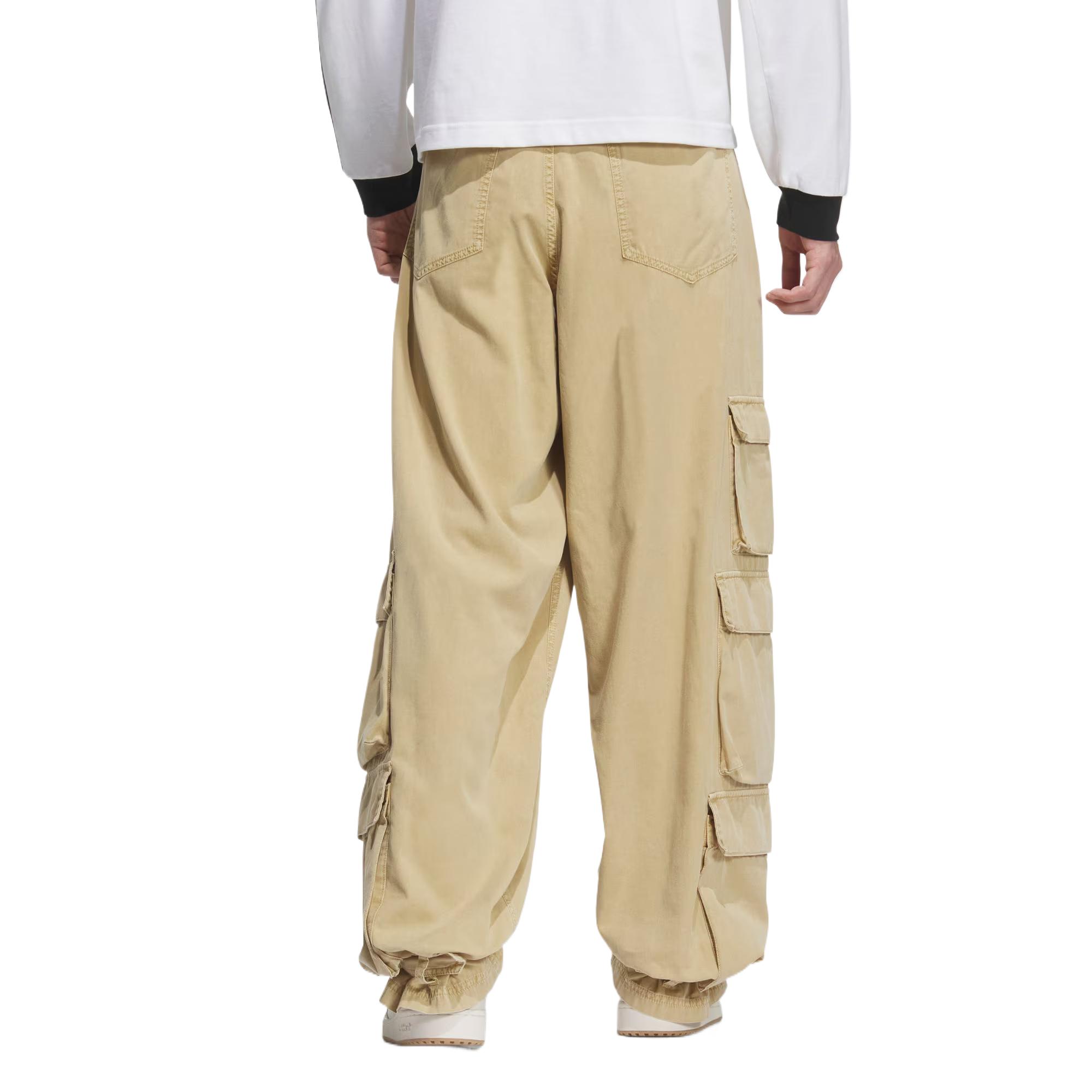 Adidas Originals Повседневные брюки Unisex Linen Khaki Brown — фото 3