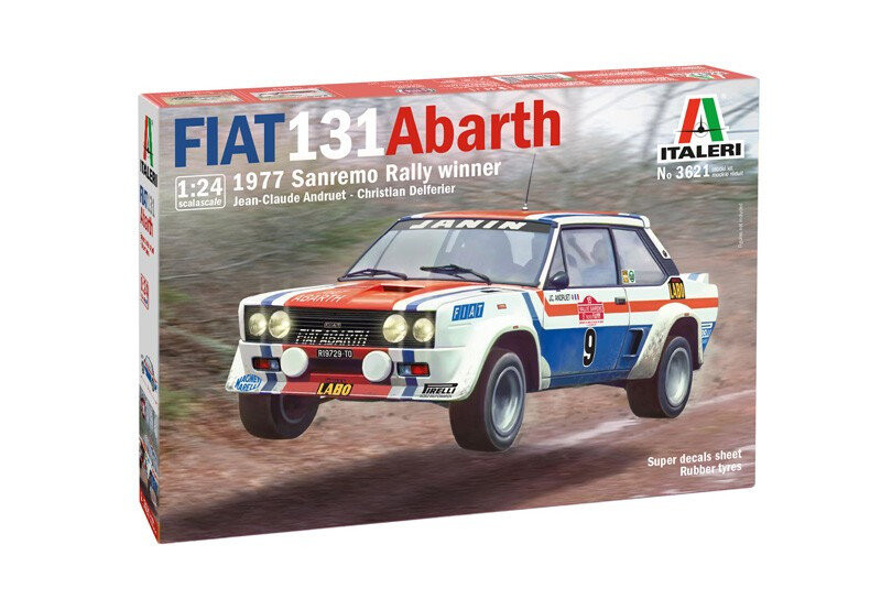 

Модельный комплект Fiat 131 Abarth 1977 San Remo Rally Winn Italeri