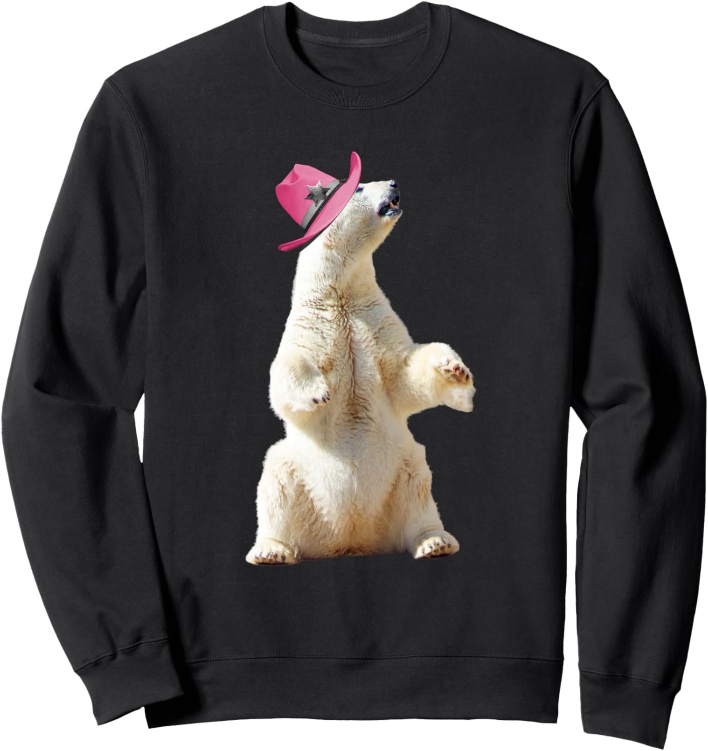 

Толстовка с изображением розовой ковбойской шапки с белым медведем, черная, размер S Random Galaxy, Черный, Толстовка с изображением розовой ковбойской шапки с белым медведем, черная, размер S Random Galaxy